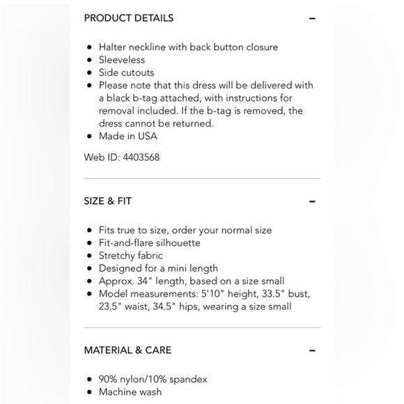 Susana Monaco
High Neck Cut Out Dress in Sapphire - Picture 7 of 7